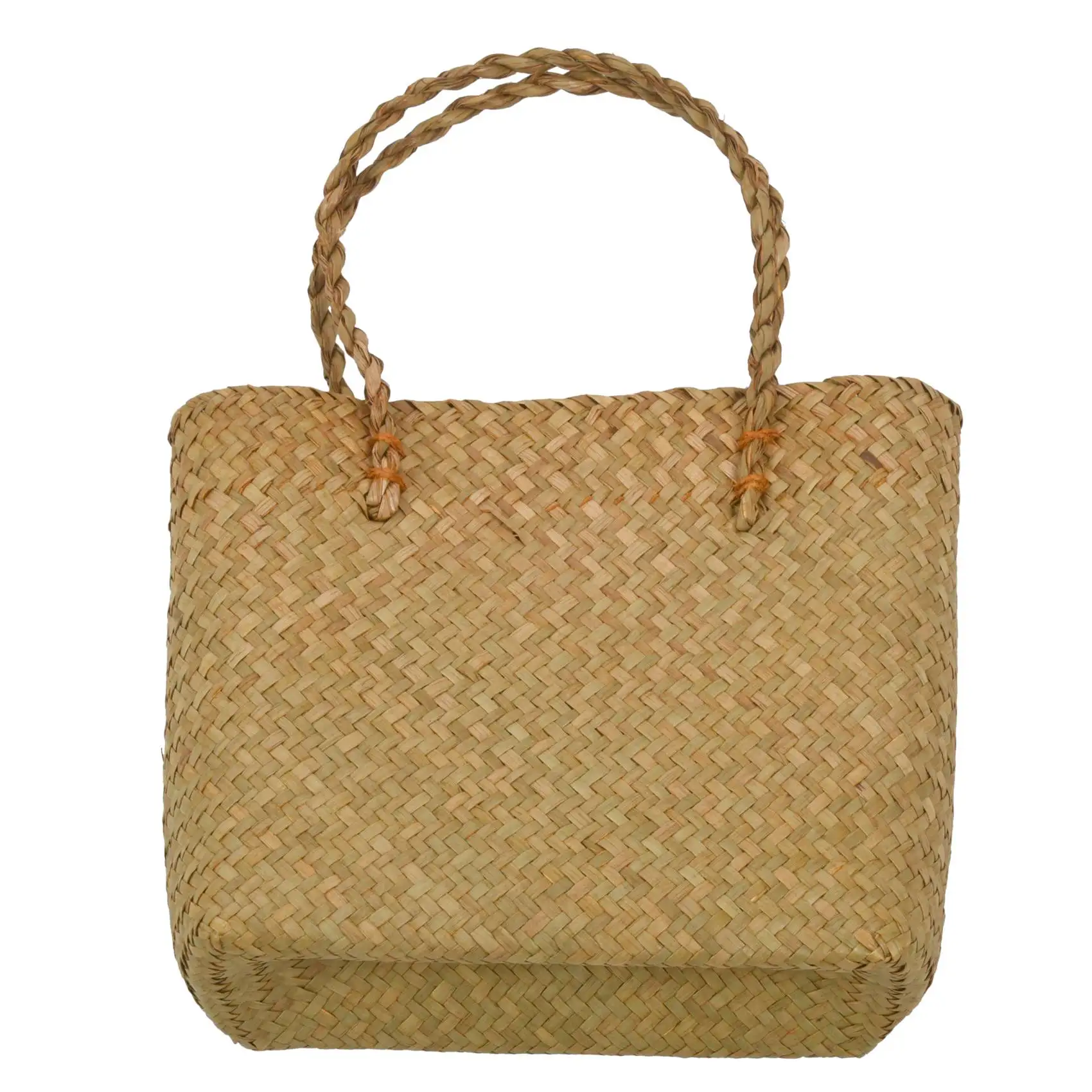 AT33 Fashion Straw Summer Women Beach Handbags Female Flap Handbags Designer Lady Retro Rattan Handmade Tote Bag