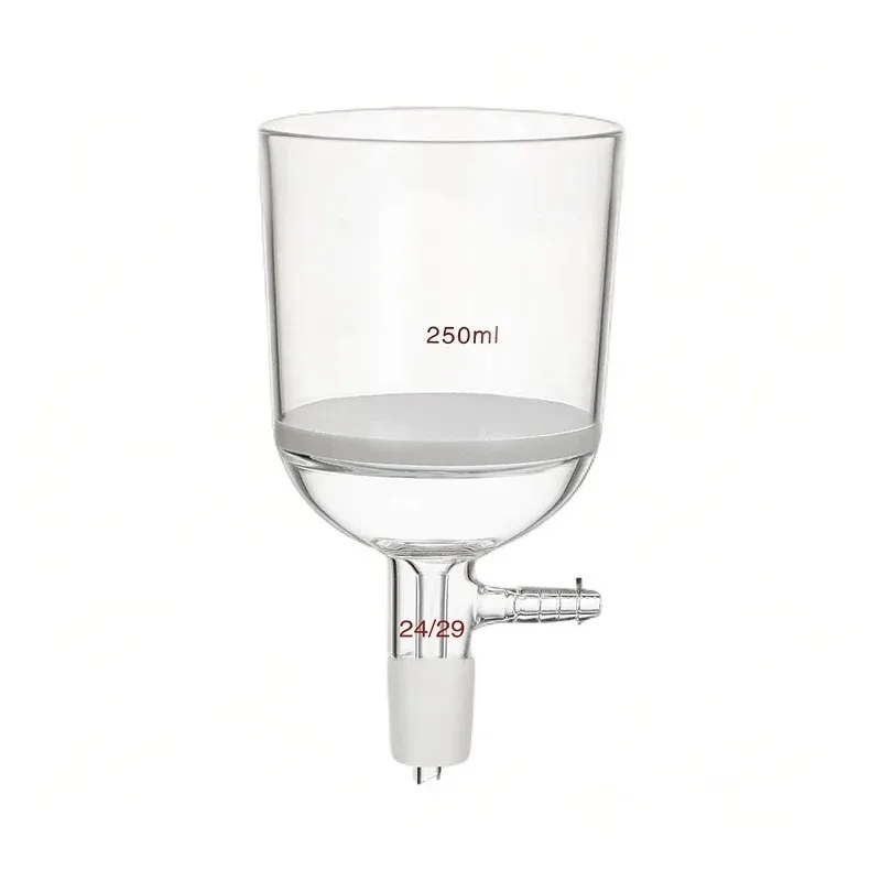 100ml/250ml/500ml/1000ml 24# Lab Glass Buchner Filter Funnel Sand Core Filter Funnel G3 Coarse Filters