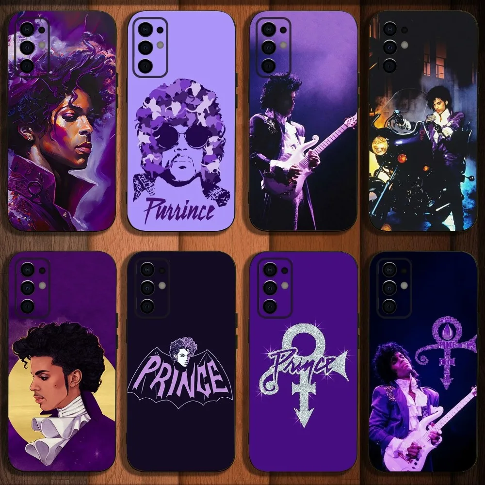Prince Singer Rogers Nelson Phone Case For Samsung S24,S21,S22,S23,S30,Ultra,S20,Plus,Fe,Lite,Note,10,9,5G Black Soft Cover