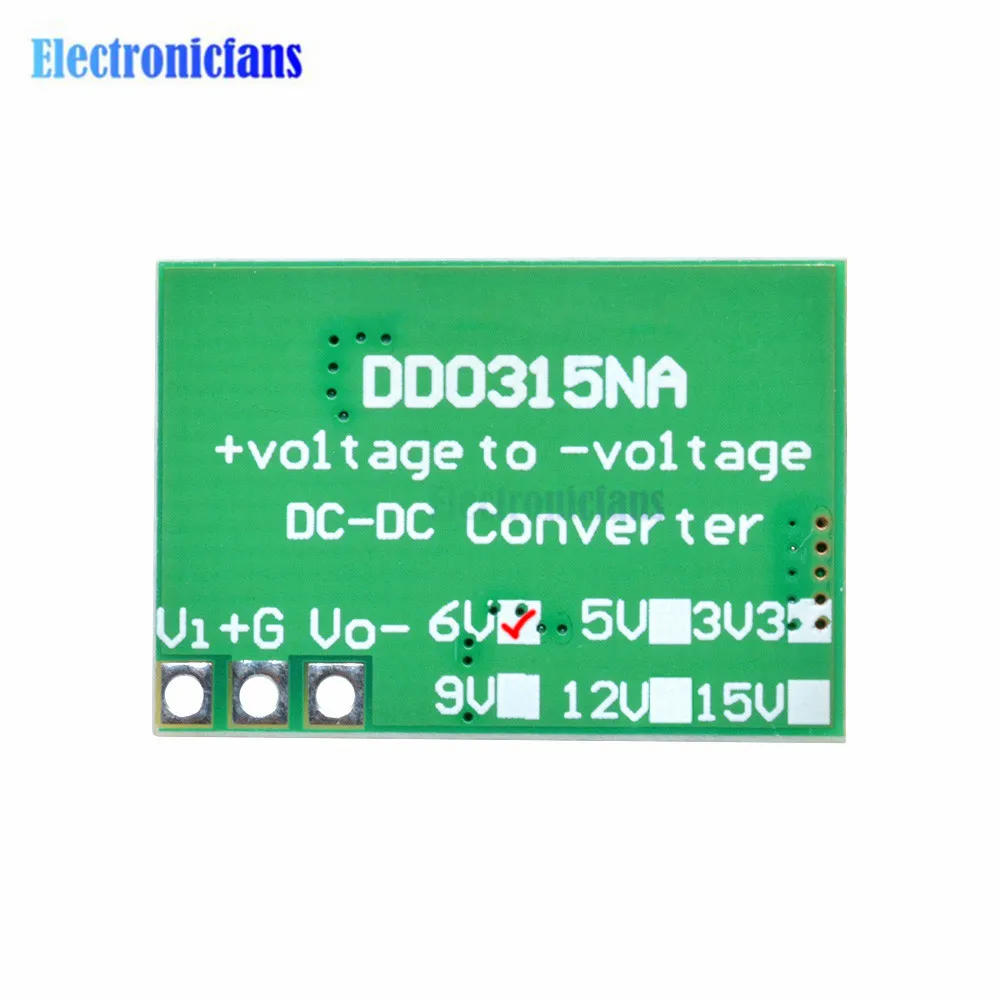 3-15V to negative 6V buck-boost negative pressure module without pin row