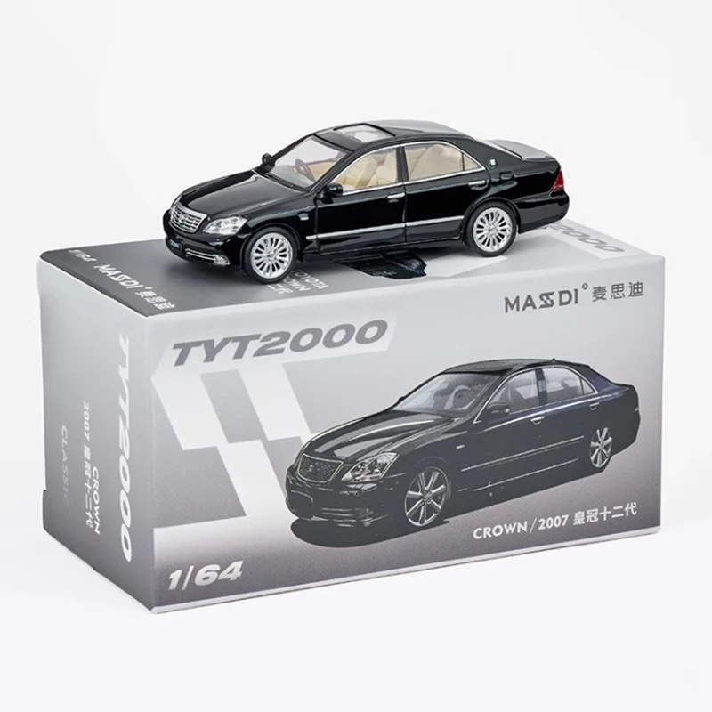 Diecast 1:64 Scale 2007 Crown 12 Generation Alloy Car Model Finished Product Simulation Toy Collection Gift Static Model Display