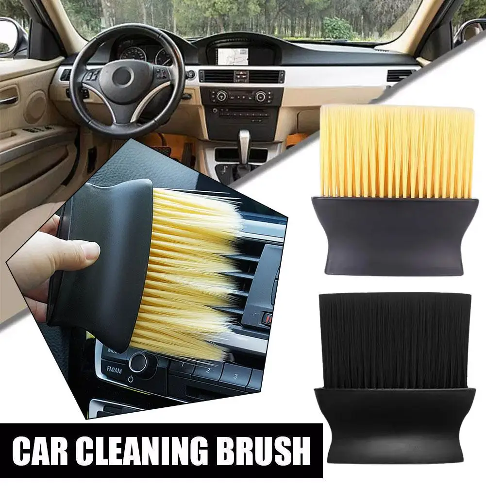 

Car dust cleaning interior Soft brush cleaning car tools internal cleaning clearance brush artifactCardust cleaning outlet Y9Z0