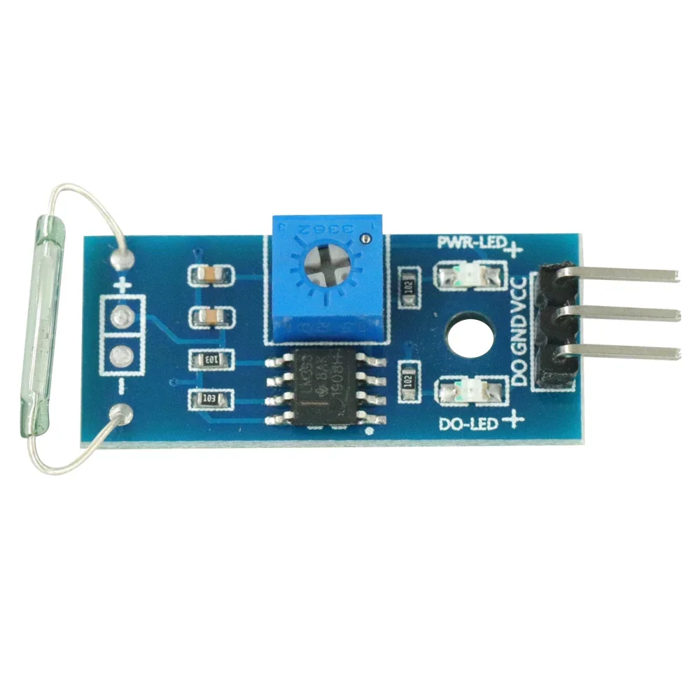 

LM393 Reed Sensor Module Magnetron Module Reed Switch For Arduino Diy Kit