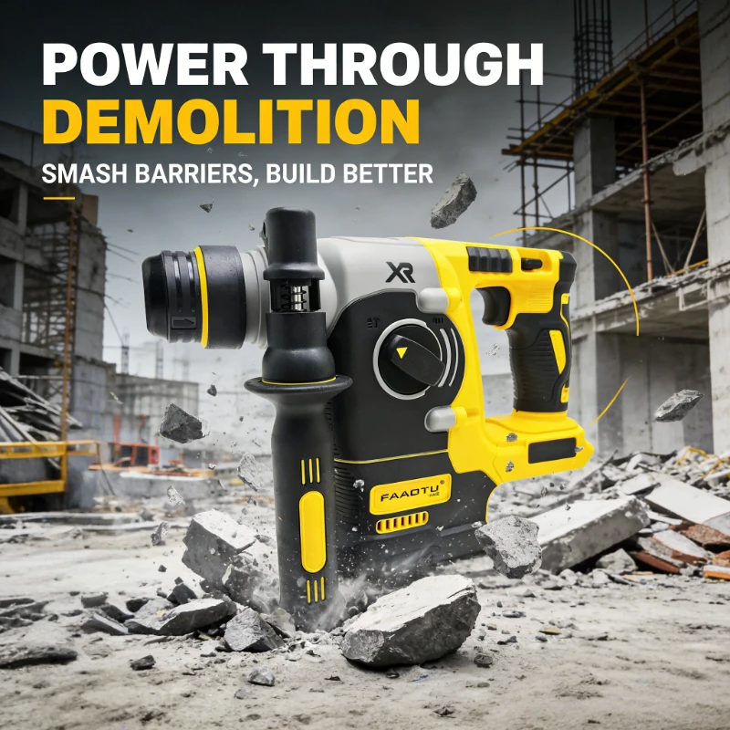 FAAOTU 20V Brushless SDS Impa - Cordless Rotary Hammer 20V Brushless review and price