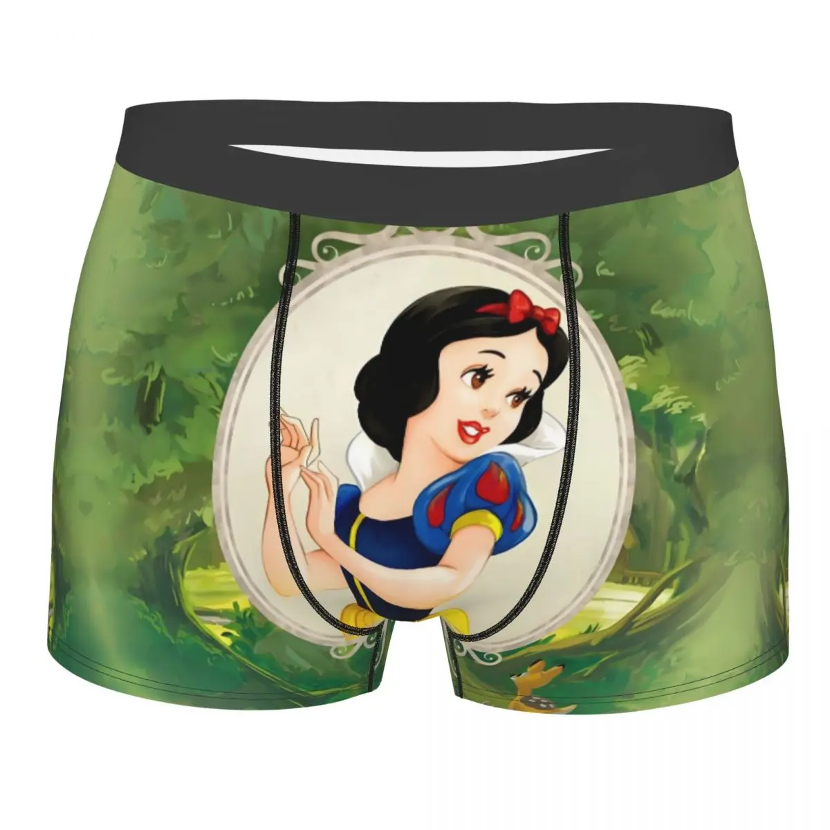 

Customized Cool Snow White And The Seven Dwarfs Boxers Shorts Panties Men's Underpants Breathable Cartoon Movie Briefs Underwear