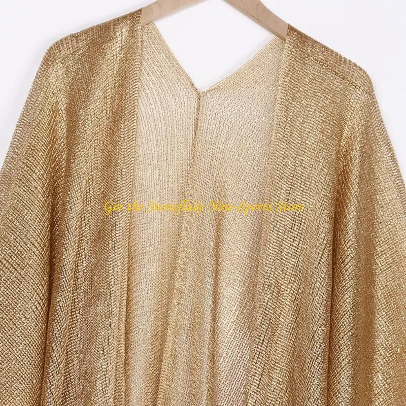 E56D水着カバーアップドレスカバーアップ着物ビーチビキニカバーアップシアーメッシュドレス