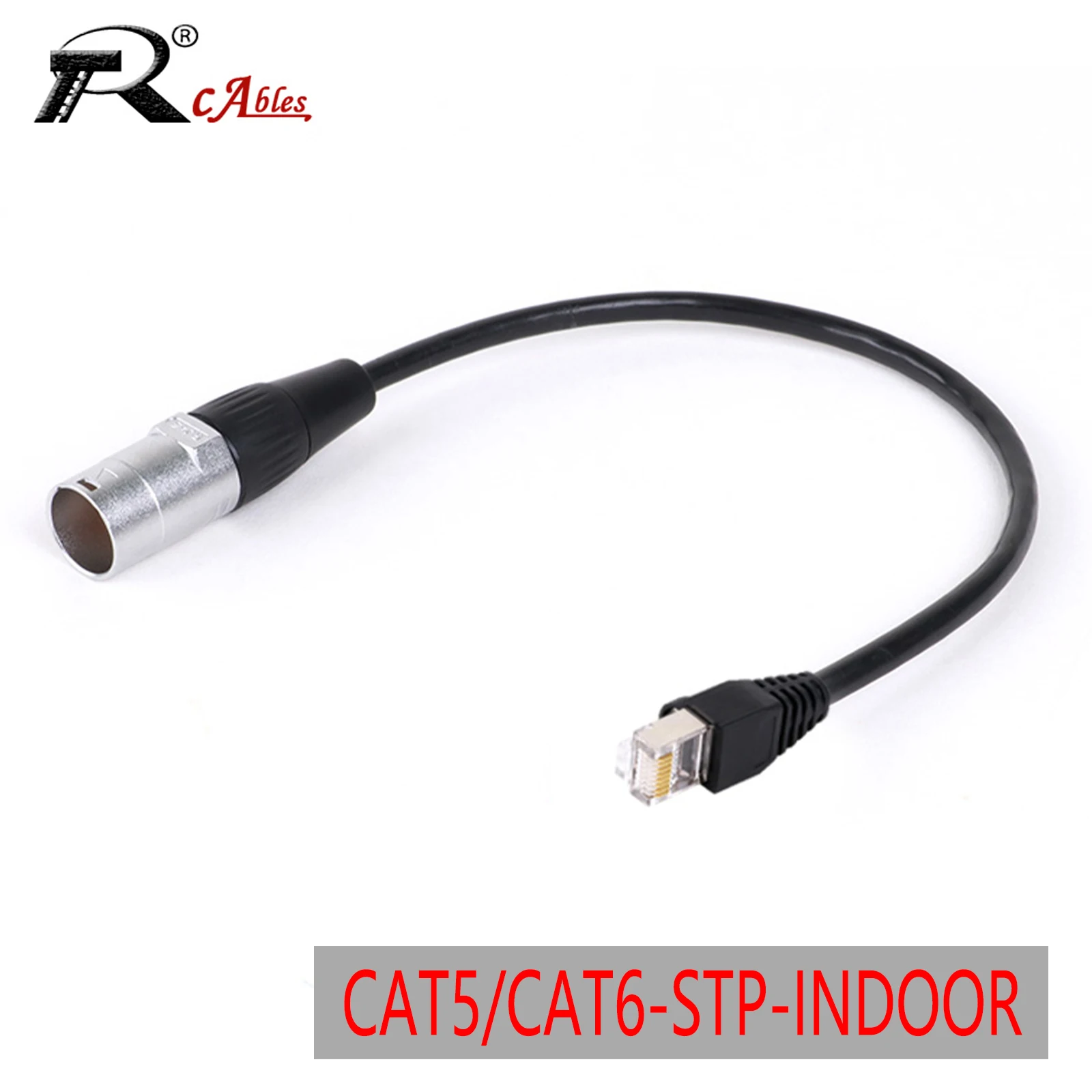 

CAT5/CAT6 Shielded Ethernet RJ45 Cable,STP Ethernet to Booted RJ45 LAN Network Extension Cord,EtherCON-Compatible RJ45 Connector