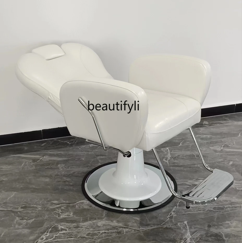 

Factory Direct Sales for Hair Salon Hair Barber Chair Lifting and Rotating Oil Head Hot Dyeing Chair Shaving Chair barber shop