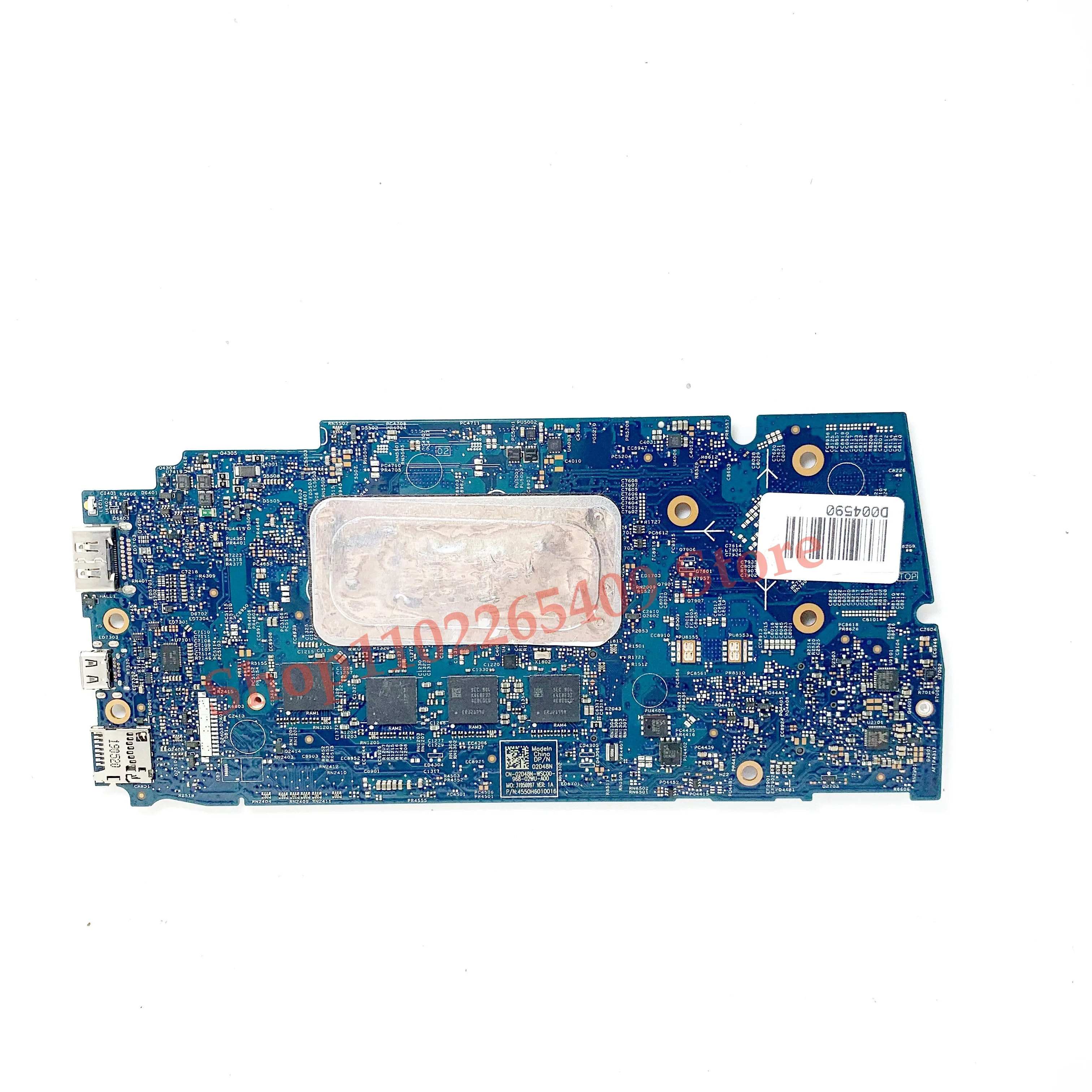 Mainboard CN-02D48N 02D48N 2D48N FOR DELL 5390 13-5390 Laptop Motherboard 18769-1 With SRD1V I3-8145U CPU 8GB 100% Working Well