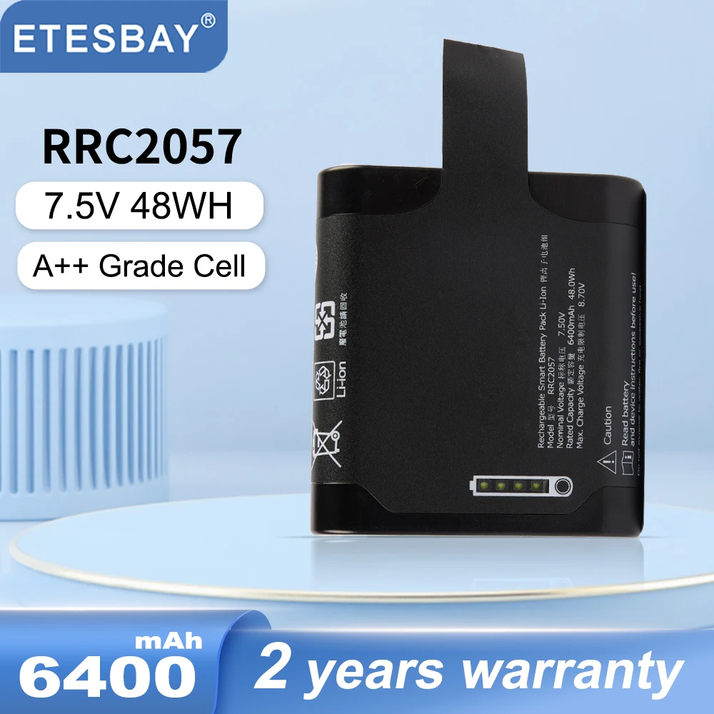 

ETESBAY RRC2057 Rechargeable Smart Battery Pack For NCTech Iris360 Camera For RRC RRC2057 Industrial Controller Battery Pack