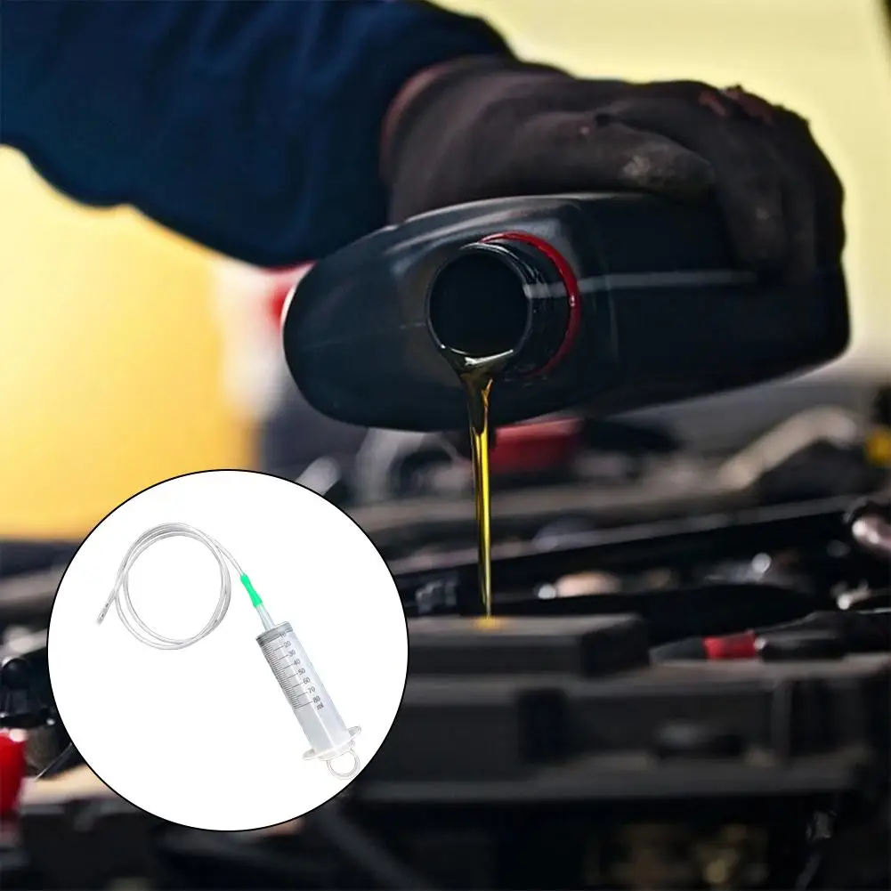 20/80ml Oil Extractor Syringe Pump with 1m Tube Manual Suction Fluid Transfer Tool for Car Fuel Brake Liquid Water Dispense E6P4 view 3
