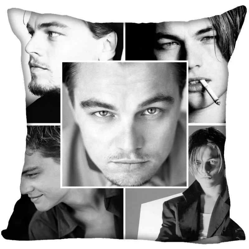 Leonardo DiCaprio Pillow Case For Home Decorative Pillows Cover Invisible Zippered Throw PillowCases 45X45cm