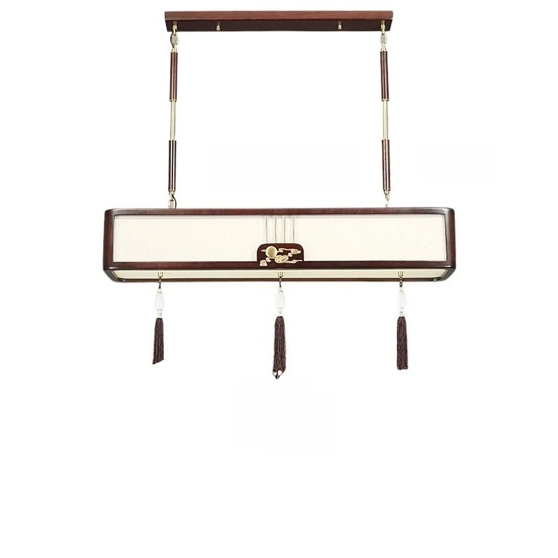 

Solid wood new Chinese restaurant chandelier simple modern Chinese style dining table bar table study lamp