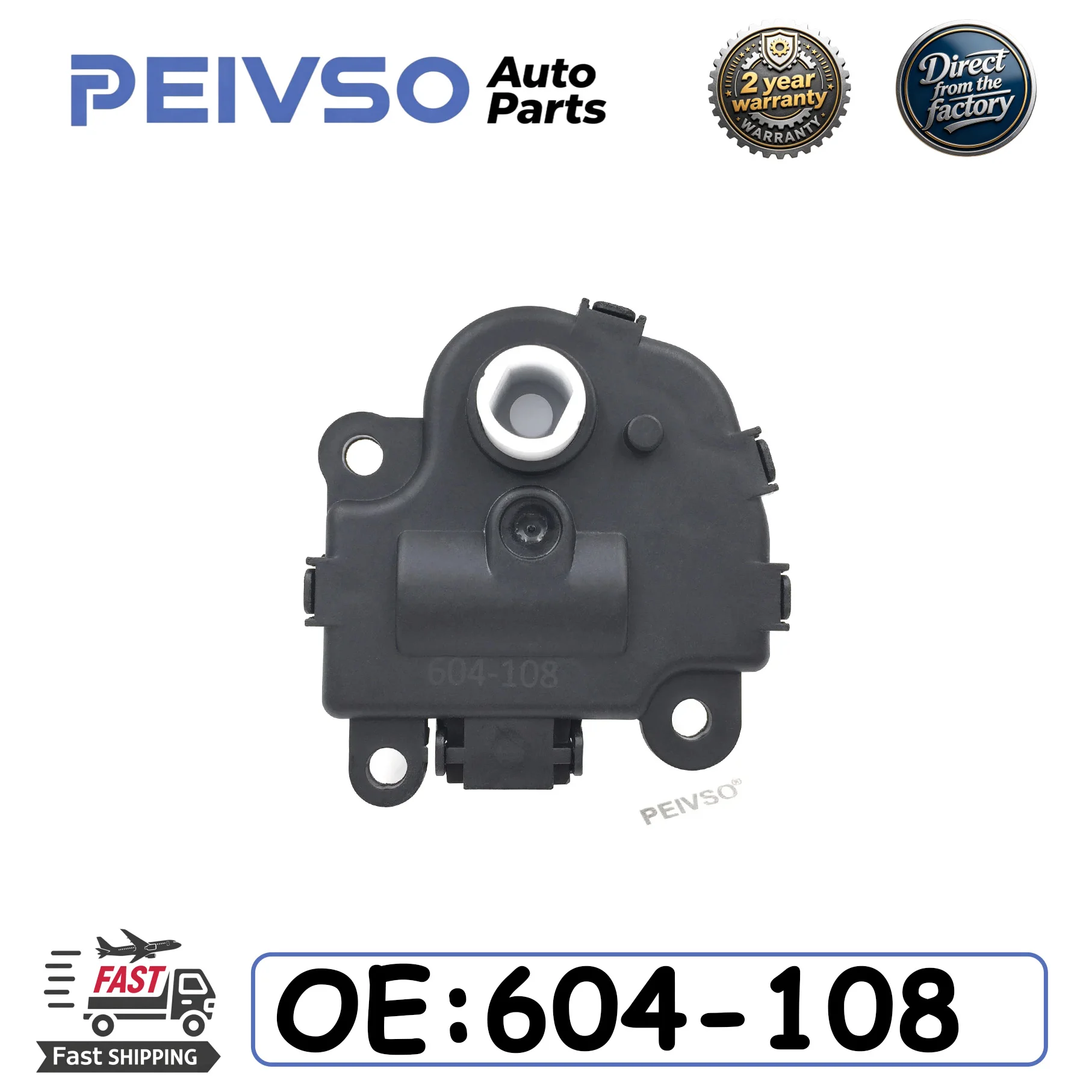 604-108 HVAC Heater Air Blend Vent Door Actuator for 2005-2016 Chevrolet Impala Limited 05-09 Buick Allure LaCrosse Cadillac XLR