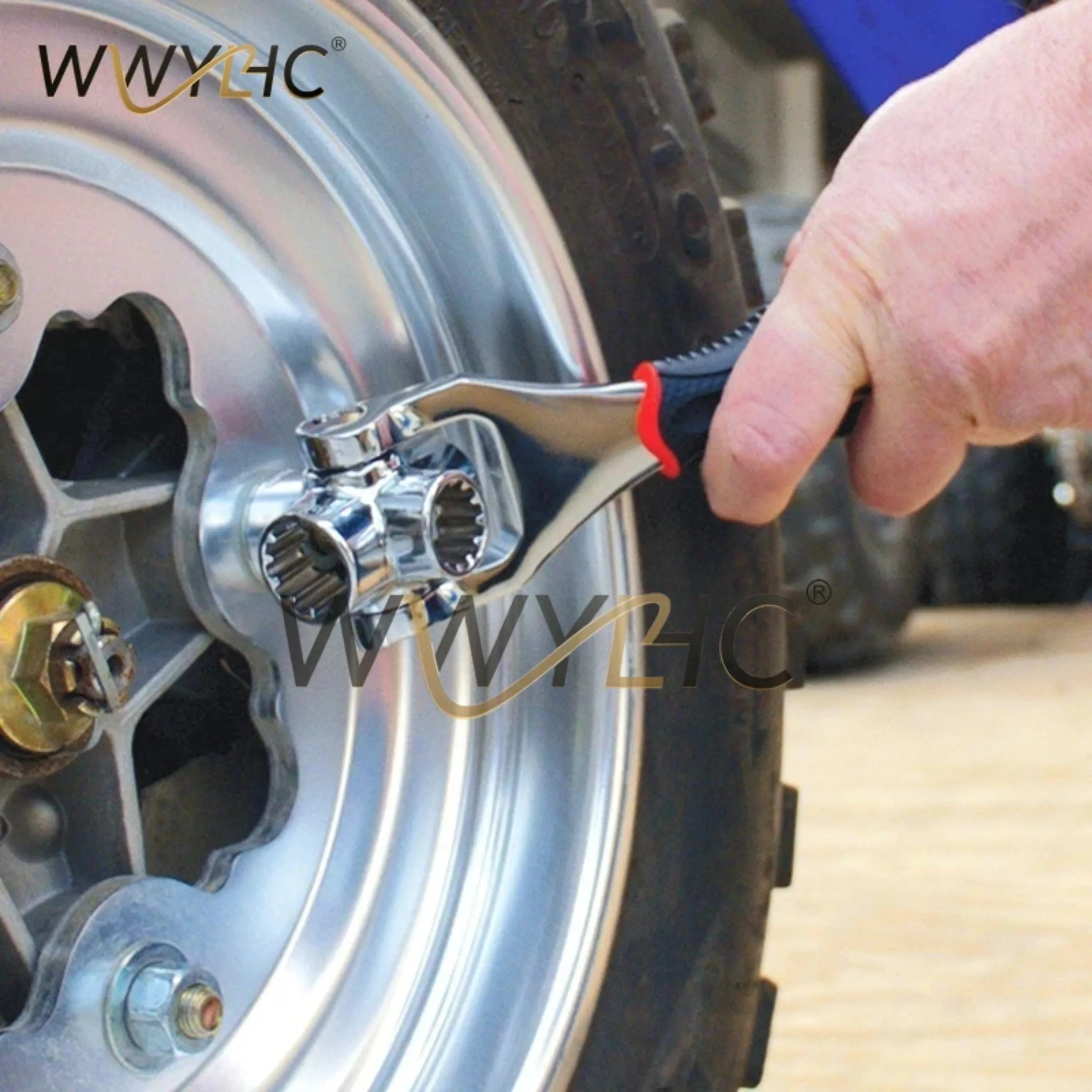 48-in-1 Hand Tools Socket Works with Spline Bolts 360 Degree 6-Point Universial Furniture Car Repair Spanner