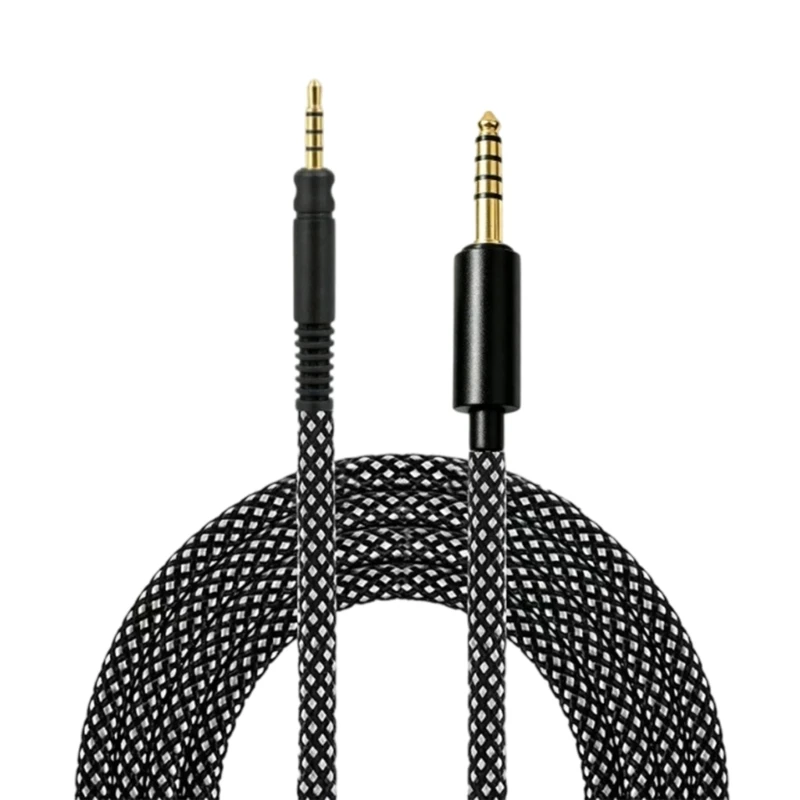 Geflochtenes Kopfhörerkabel für HD598/HD599/HD558/HD518 für den Hörgebrauch zu Hause Schreibtisch 55KC – Detail 1