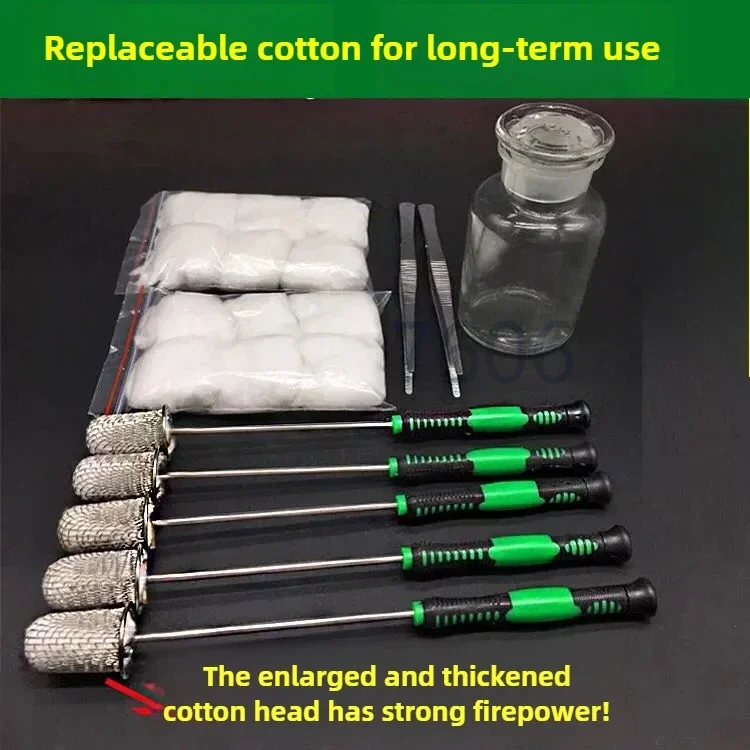Alcohol Ignition Stick Cupping Tool Fire Glass Bamboo Cupping Torch Alcohol Swab Igniter Alcohol Cotton Ball Anti-scald Torch