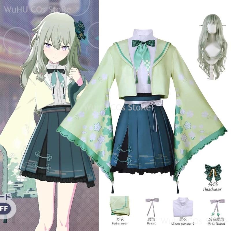 

Project Sekai Colorful Stage Cosplay Kusanagi Nene Cosplay Costume Wig April Costume Carnival Halloween Christma Party For Women