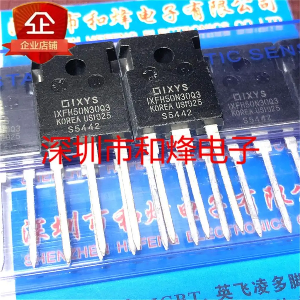 5PCS-10PCS IXFH50N30Q3 TO-247 300V 50ANEW AND ORIGINAL ON STOCK
