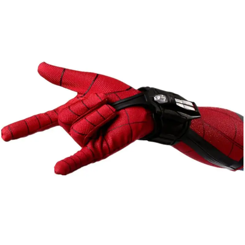 Halloween Plastic Glove Launcher Web Shooter Homecoming Cosplay Costume Peter Parker Accessories Adult Kids Carnival Props