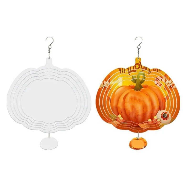 

A39I-6Pcs Sublimation Wind Spinner Blanks 3D Wind Spinners Hanging Wind Spinners For Outdoor Garden Decoration B 8 Inch