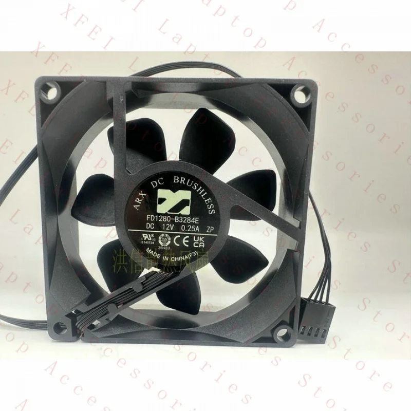 

Вентилятор охлаждения F 1 шт. для ARX Fan FD1280-B3284E DC12V 0.25A 8025 8 см PWM, 4-проводной # zc