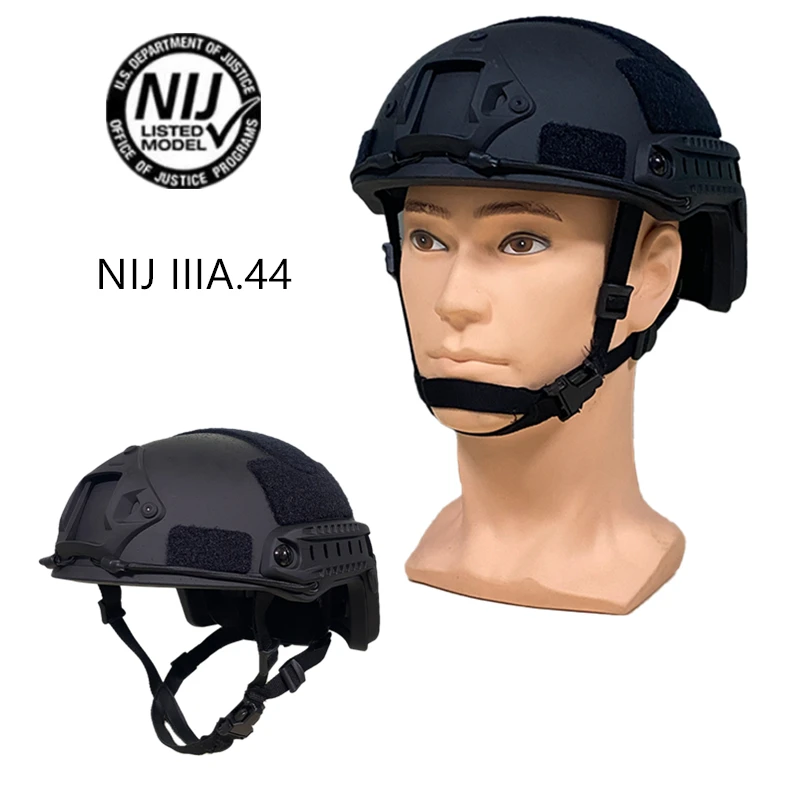 Kevlar tactical bulletproof helmet, HDPE Nij IIIA fast bulletproof helmet, high shear ballistic helmet