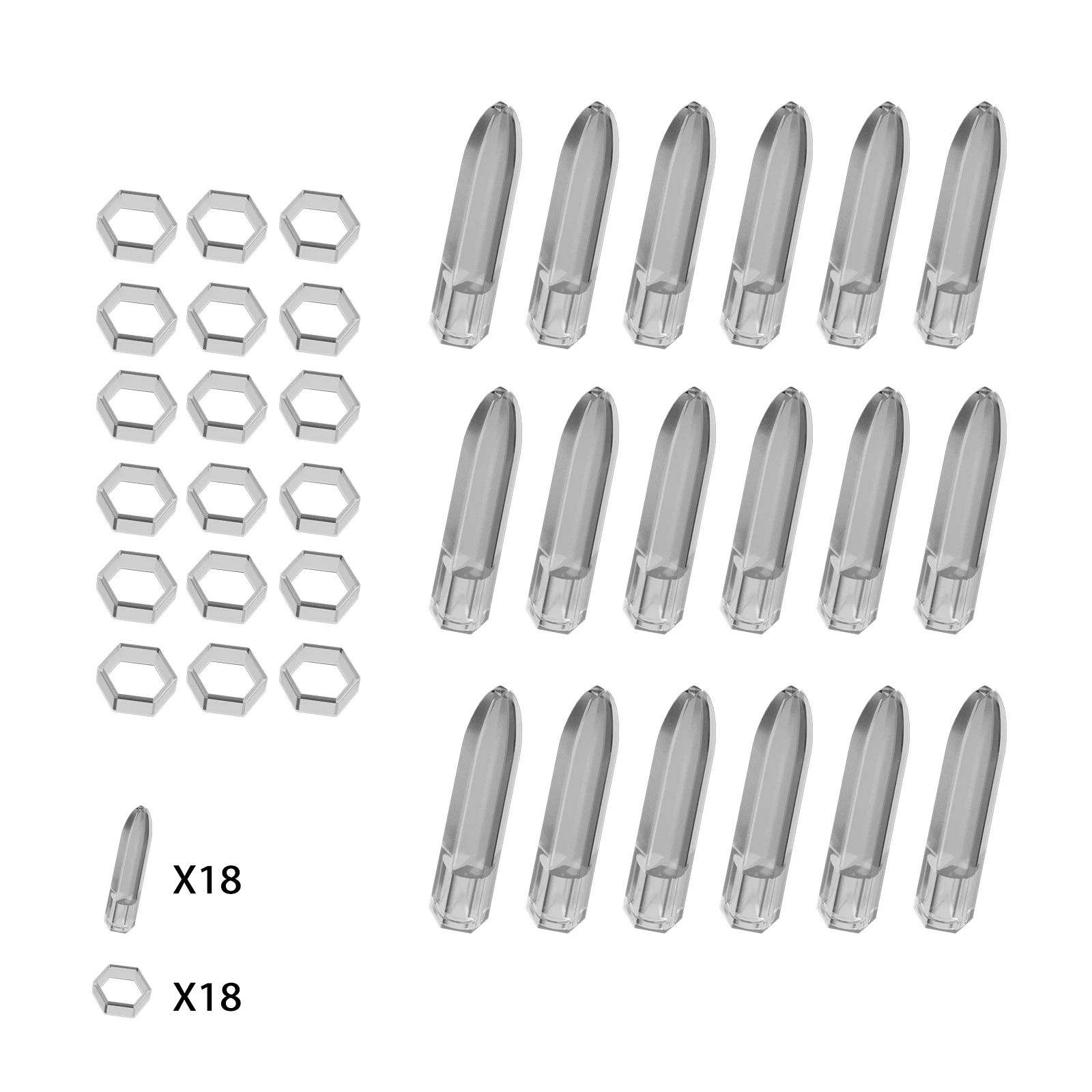 

CUESOUL KOFF Replacement Dart Flights and Dart Shaft End