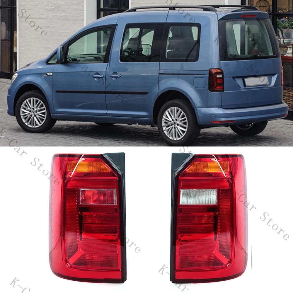 Car Reverse Tail Rear Light Lamp Without Bulbs For Volkswagen VW Caddy 2016 2017 2018 2019 2K1945095 2K1945096