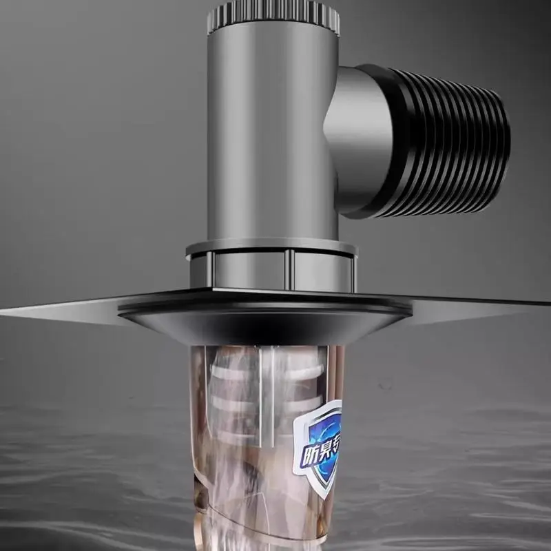 652F Washing Machine Floor Drain Adapter Tees Joint AntiOverflow Sewer Elbow Pipe Connector Bathroom Accessories Enduring