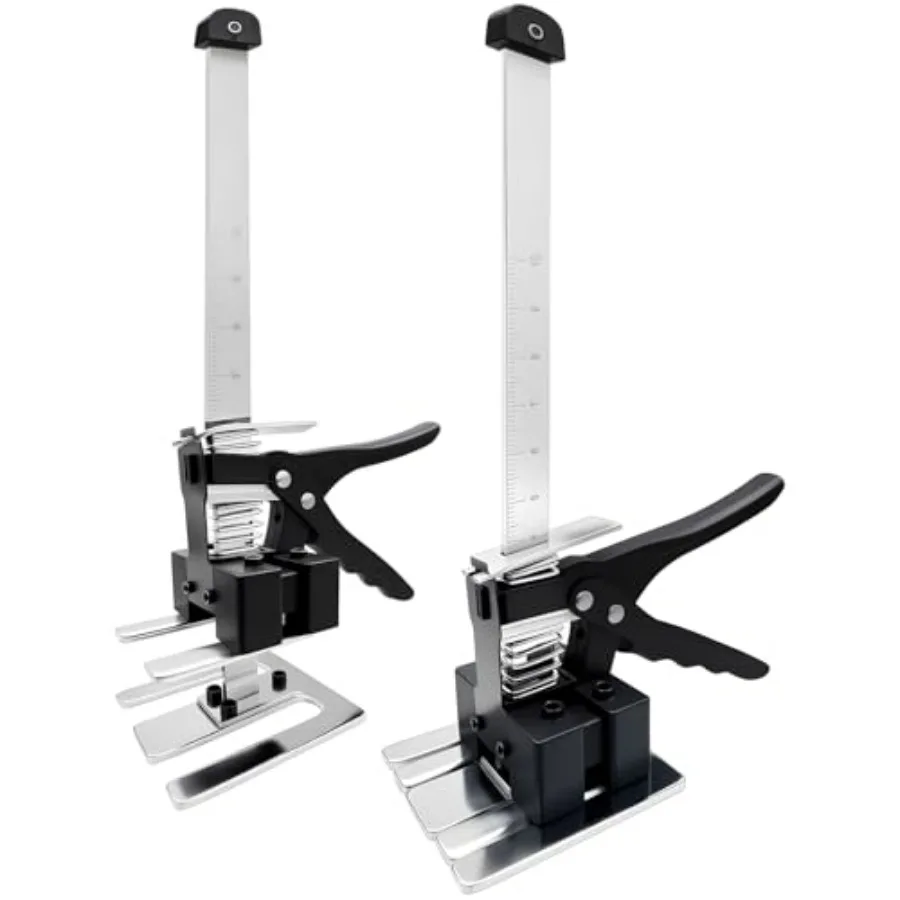 

Labor Saving Arm Jack 2 Pack 15.5 Inch Manual Jack Tool Multi-Function Furniture Lift Bearing 440 lbs Lift 6.7 Inch for Cabinet