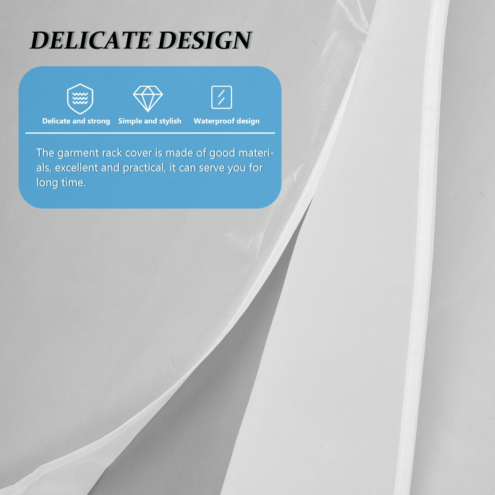 

Clothes Cover Covers Waterproof Hanger Clear Garment Rack Clothing Protective Storage Dust