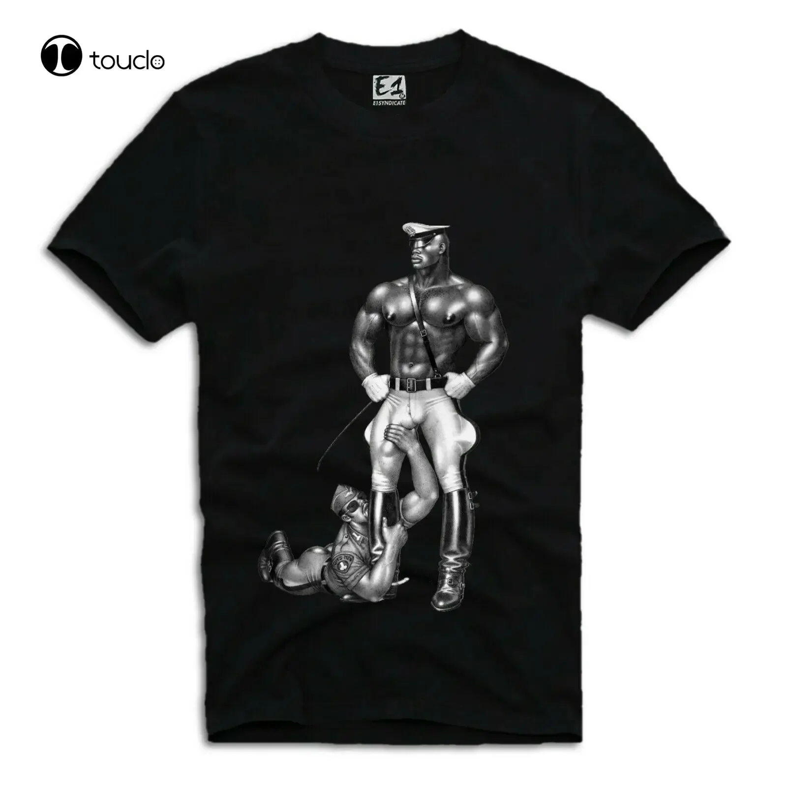 T Shirt Gay Cops Tom Of Finland Tof Slave Leather Pants Whip Male Boyfriend Tee Shirt