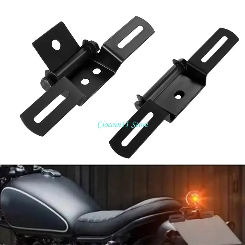 Y1UB Retro Motorcycle Tail Light Mounting Bracket Universal 175mm for Long Trip