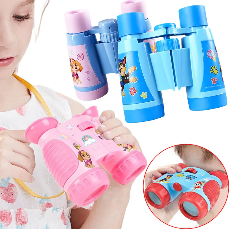 

PAW Patrol Chase Children's Telescope Toy Anime Characters Boys Girls Outdoor Experiment Double Tube Adjustable Magnifier Gifts