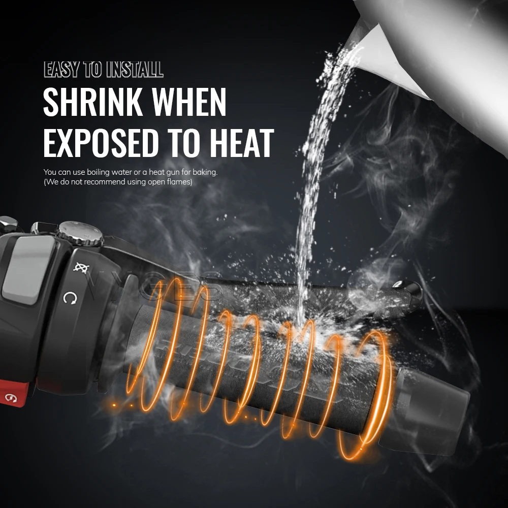 الحرارة تقلص المقود القبضات مخلب الفرامل رافعة غطاء قبضة قفاز لكاواساكي نينجا ZX 14R 10R 10RR 6R ZX4RR ZX 4RR ZX 4R #5