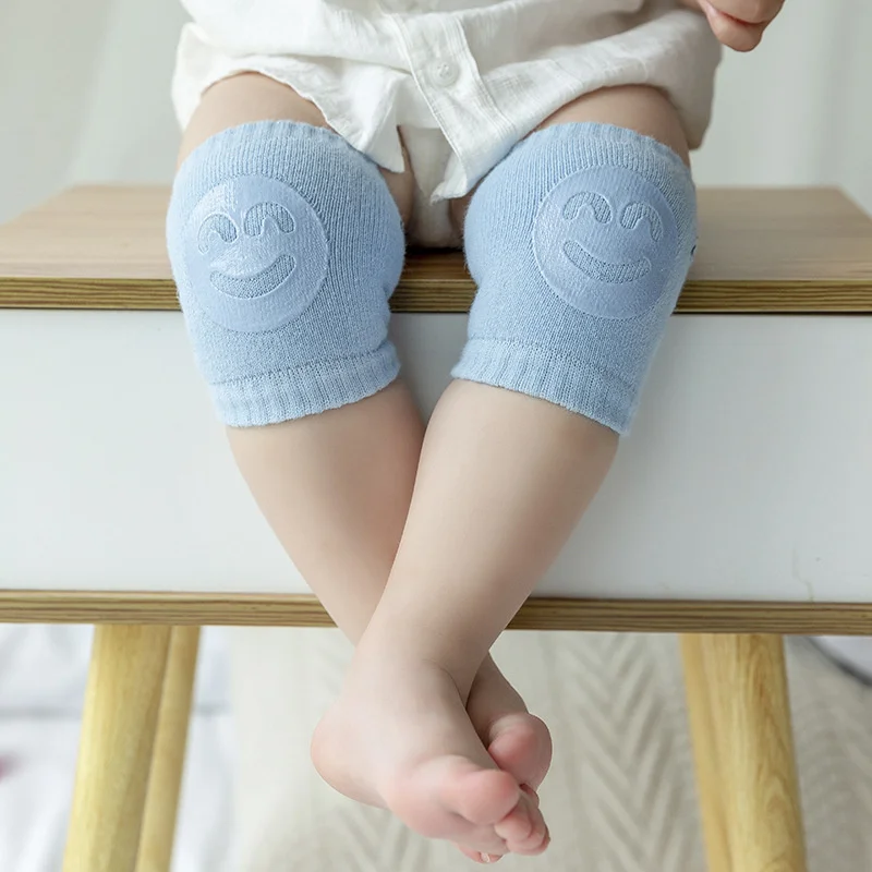 아기 다리 워머 무릎 지지대 보호대, 코튼 아기 무릎 패드, 탄성 어린이 안전 크롤링 팔꿈치 쿠션, 0-3 세