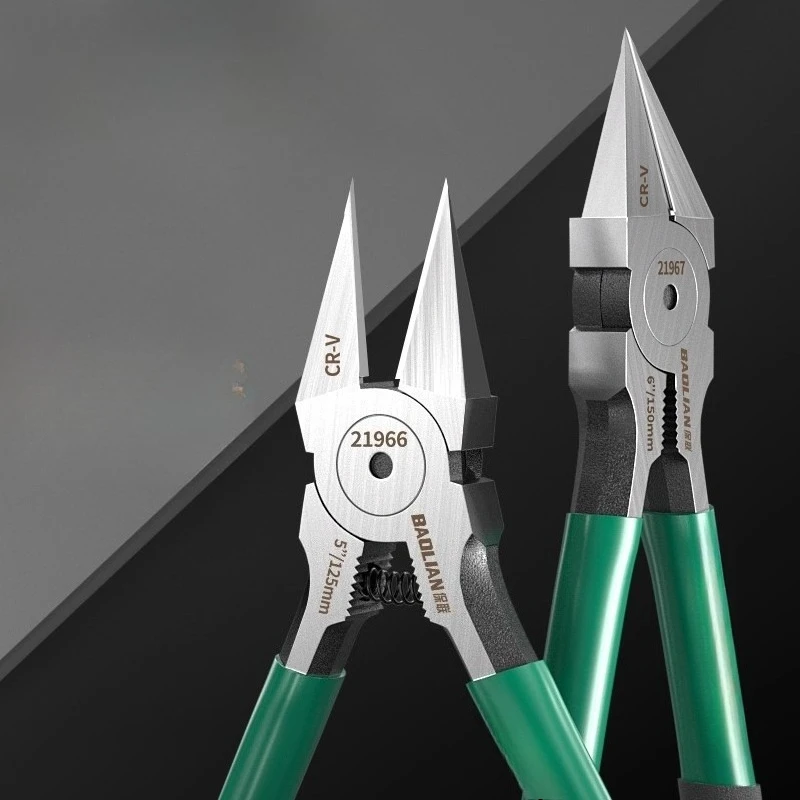 Diagonal Cutting Pliers Scissor Style Electrician Side Cut Pliers High Hardness Thin Edge Manual Hand Steel Durable Use Workshop