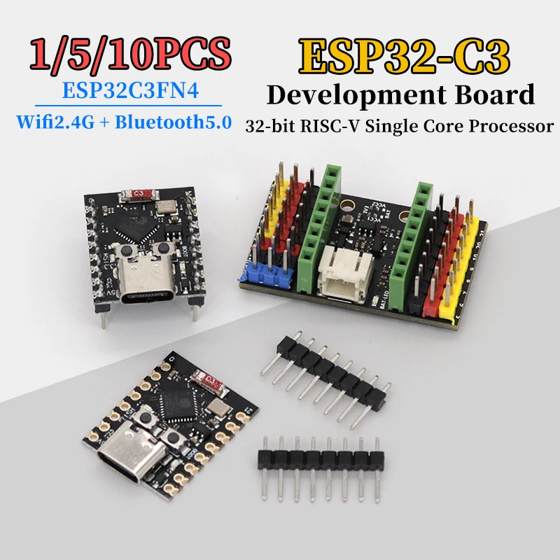 1/5/10 قطعة ESP32-C3 مجلس التنمية ESP32 C3 SuperMini مجلس التنمية واي فاي بلوتوث لاردوينو ﻿