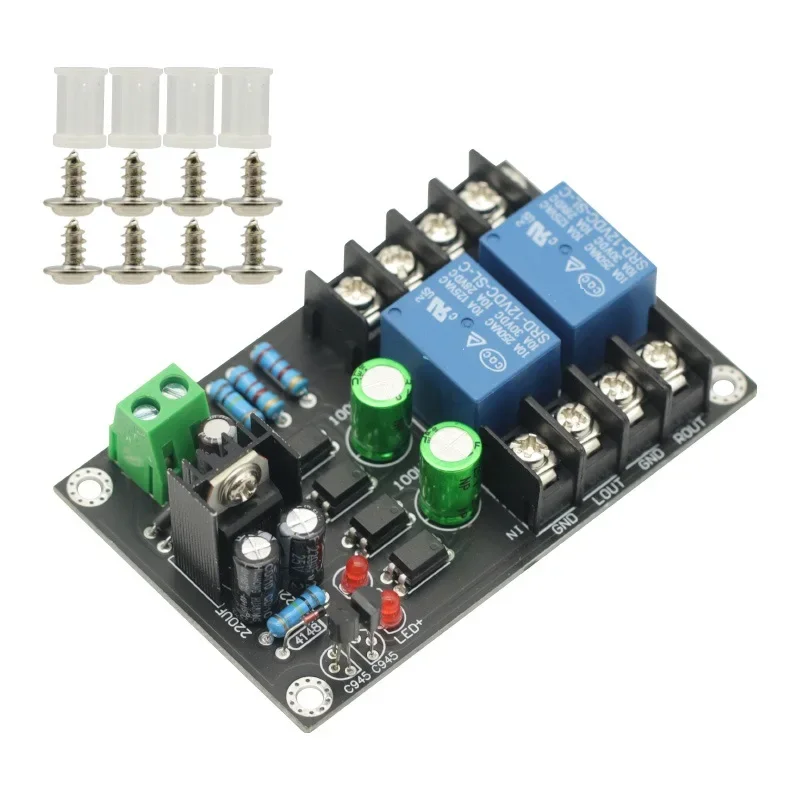 DC12-16V 300WX2 Audio Speaker Protection Board Delay 2 channels DC Protection board for Class A Digital amplifier Board Module