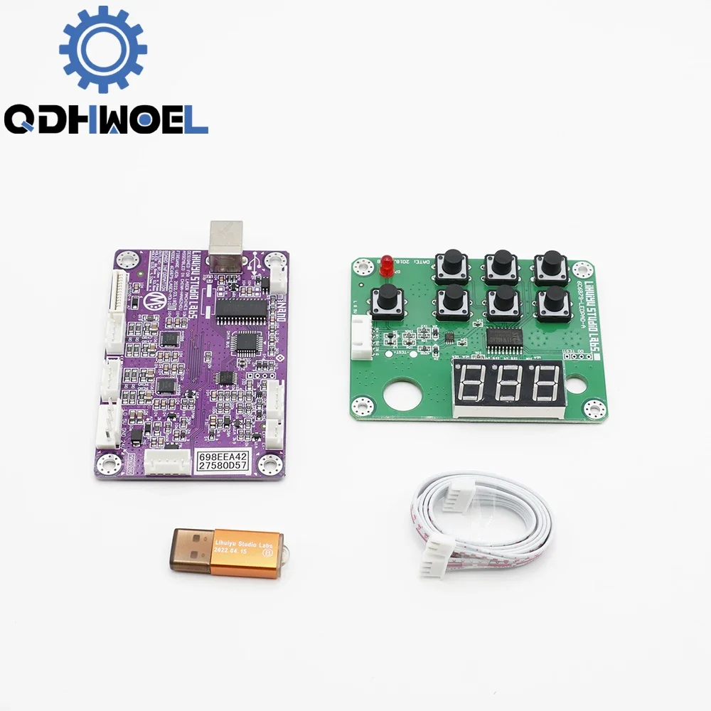 QDHWOEL LIHUIYU M3 نانو وحدة تحكم بالليزر اللوحة الرئيسية الأم + لوحة التحكم + دونغل B نظام حفارة القاطع لتقوم بها بنفسك 3020 3040 K40 #3