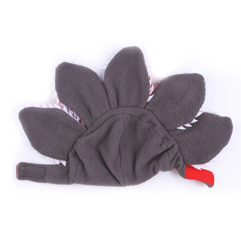 사랑스러운 고양이 꽃 모자 부드러운 조절 가능한 머리 장식 모자 Demogorgon 모자