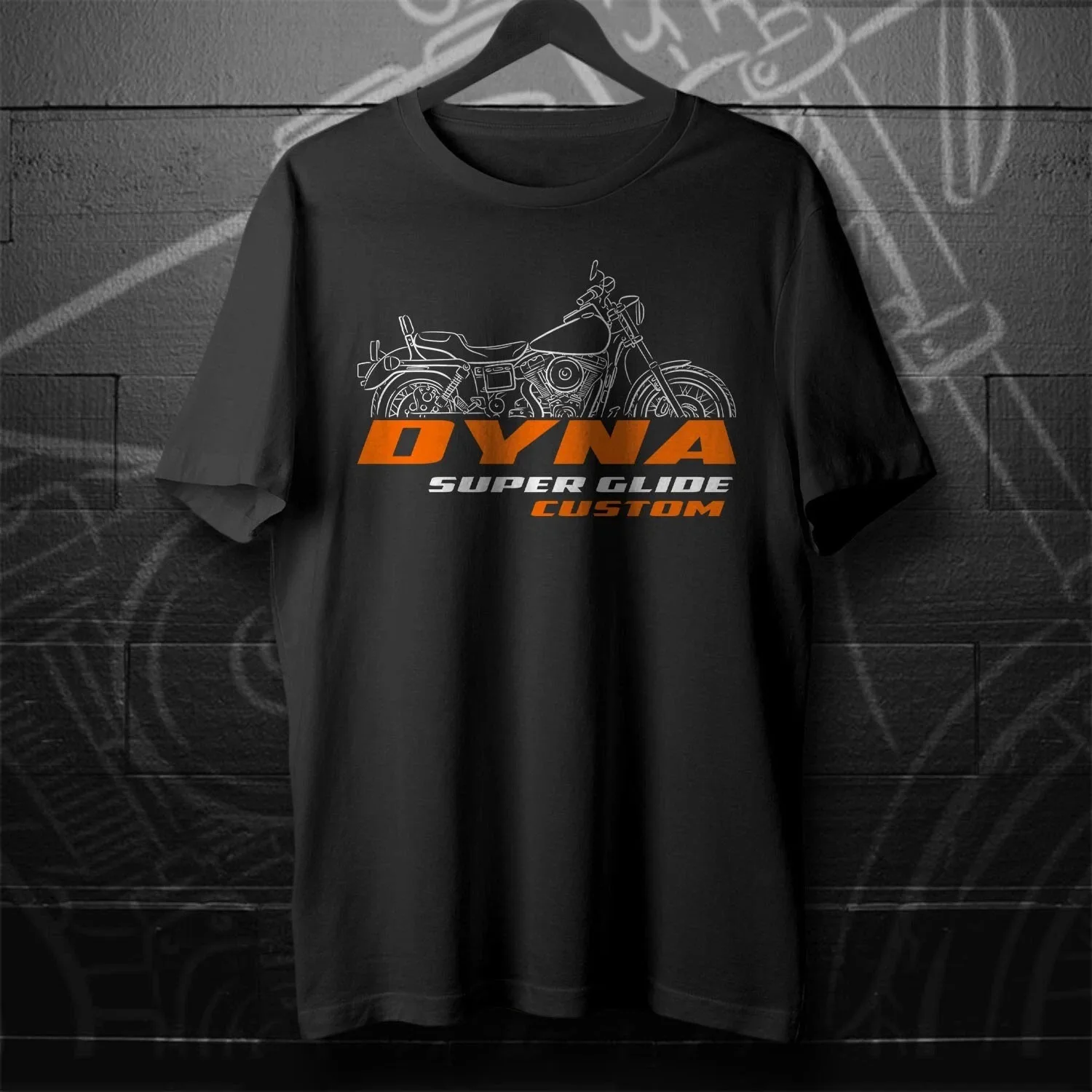 New for HD FXDC Dyna Super Glide Custom Fans 1992-2014 - Motorcycle T-Shirt