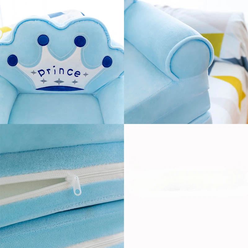 Sofá cama plegable para niños, 4 capas, Rana, espuma, felpa, dibujos animados, regalos para niños