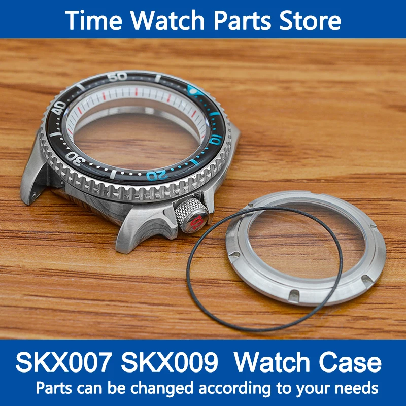 

41mm NH35 SKX007 Watch Case Fit For NH34 NH35 NH36 4R35 7S26 Automatic Movement SKX007 SKX009 SRPD NH35 Case Spare Parts