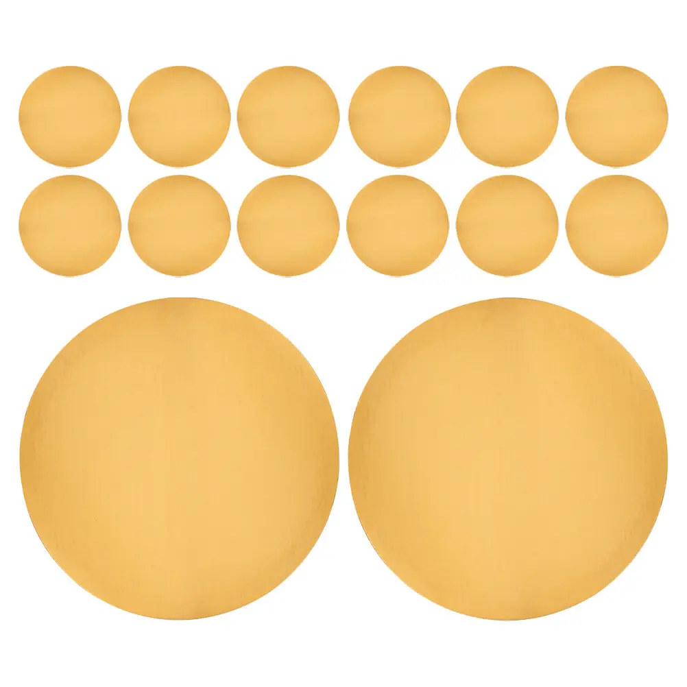 

20Pcs Round 10Inch Corrugated Cake Boards Sturdy Waterproof Greaseproof Cake Display Tray for Birthday Wedding Anniversary