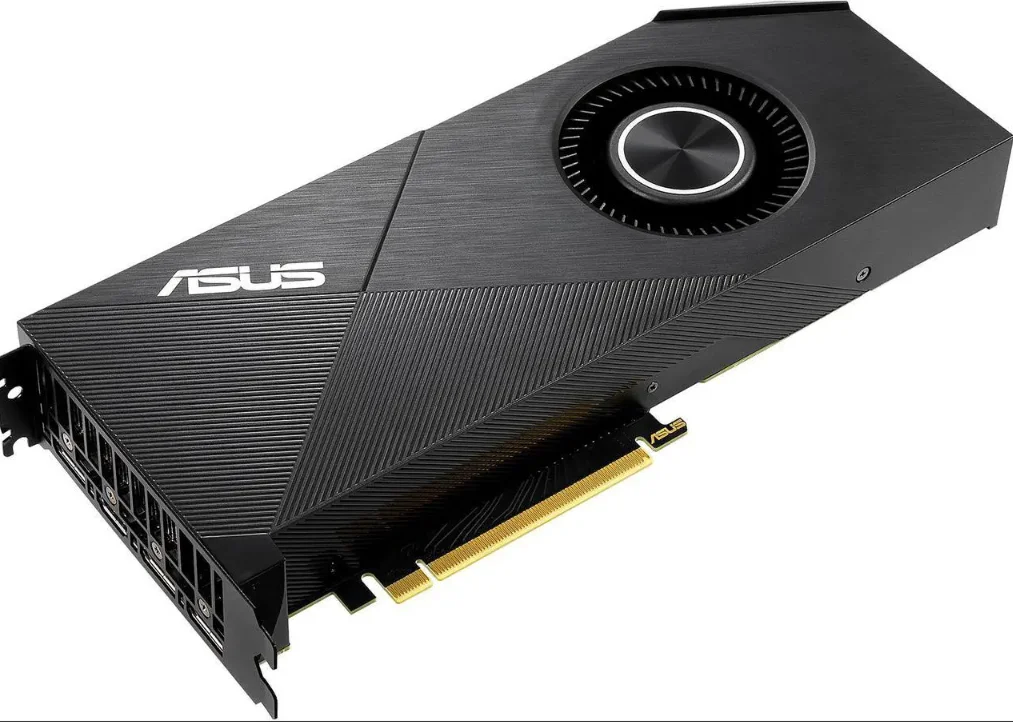RTX 2080 SUPER 8GB GPU ASUS TURBO-RTX2080S-8G-EVO graphics card support 8GB GDDR6 256bit PCI-E 3.0 HDMI DP for Desktop PC view 2