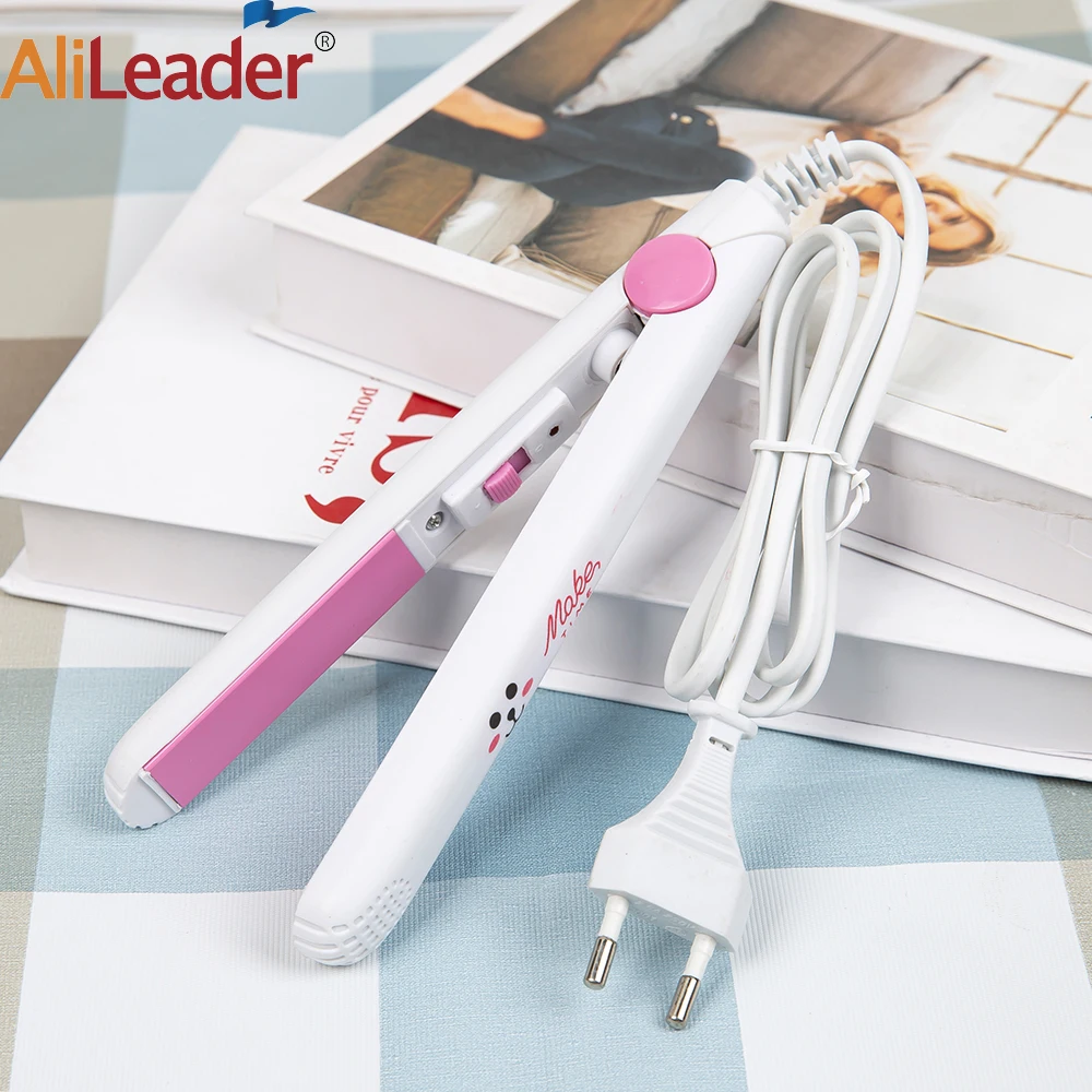 Fast Heating Curling Iron Mini Hair Straightener Ceramic Straight Hair Flat Iron Crimper Hair Iron Also Curler For Women & Girls