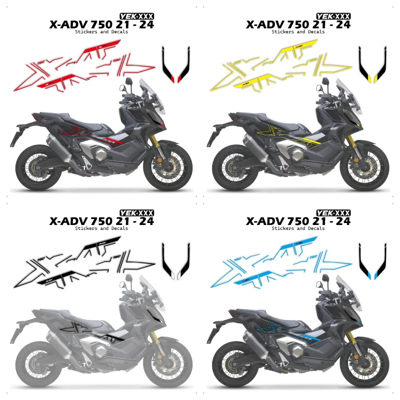 X-ADV 750 2021–2024 Body Decoration Stickers For Honda XADV