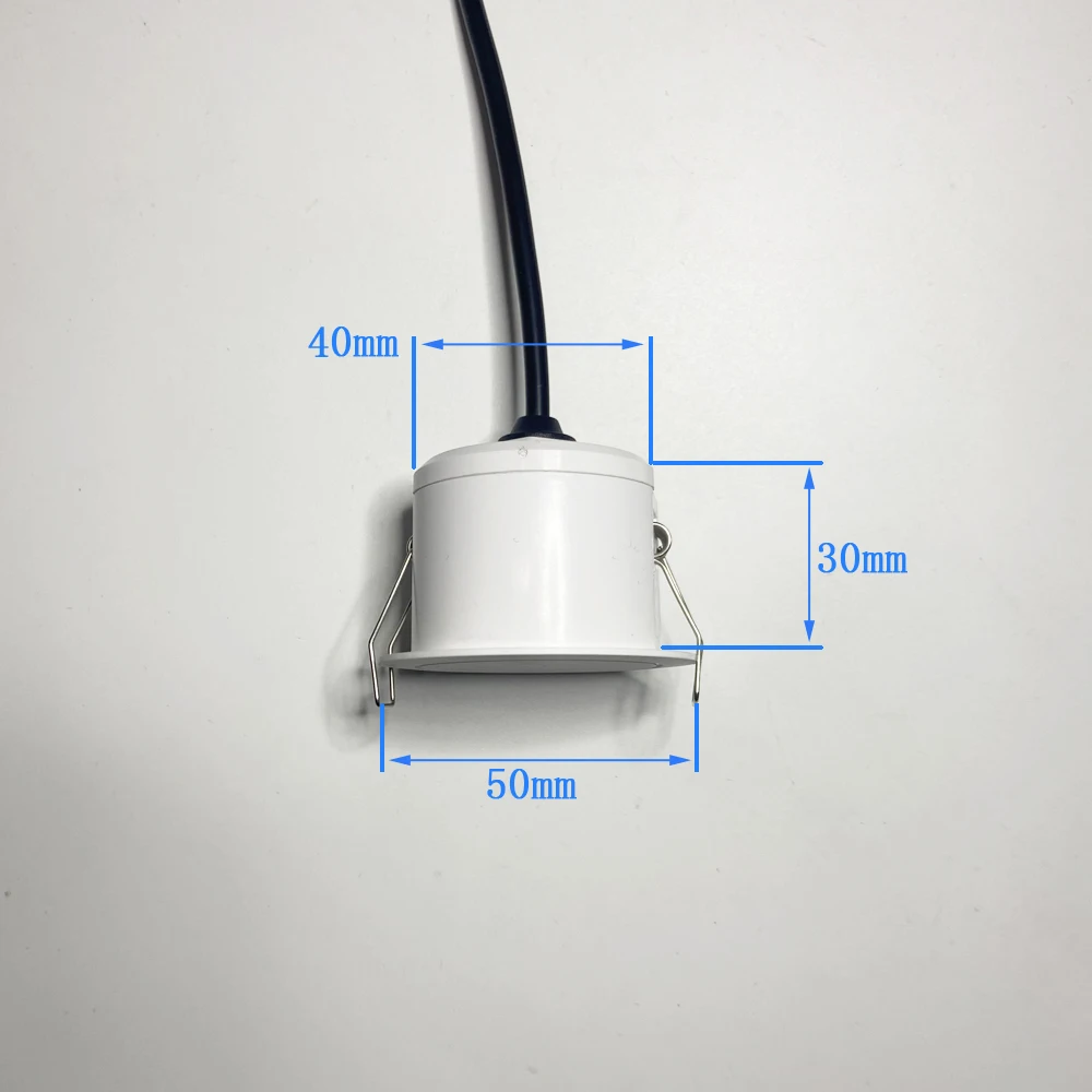 Detector de microondas con vida humana, Sensor de movimiento de cable de salida de señal de contacto seco para unidad de Control inteligente o